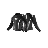 Shima Куртка Кожаная женская Miura 2.0 Black/White в Тюмени