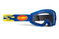 100% Очки FMF Powercore Goggle Flame Navy/Clear Lens в Тюмени