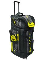 Grom Сумка для экипировки с колесами MX1 Gearbag Fragments Neongrey в Тюмени