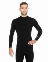 Brubeck Футболка мужская дл.рукав Wool Merino 78% Черный в Тюмени