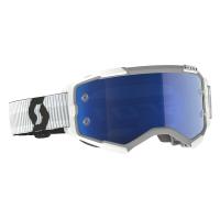 Scott Очки кроссовые Fury white blue chrome works в Тюмени