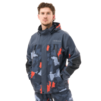 Dragonfly Мембранная куртка Quad 2.0 Man 2025 Grey - Orange Camo в Тюмени