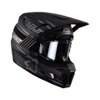 Leatt Мотошлем кроссовый Moto 9.5 Carbon Helmet Kit V26 Black в Тюмени
