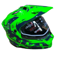 AiM Шлем детский JK802Y Green/Blue в Тюмени