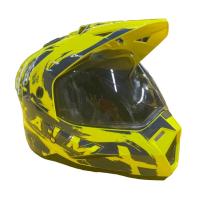 AiM Шлем детский JK802Y Yellow/Blue в Тюмени