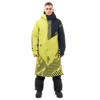 Dragonfly Плащ зимний Race Coat Man 2025 Lime-Black в Тюмени