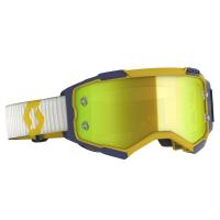 Scott Очки кроссовые Fury yellow/blue yellow chrome works в Тюмени