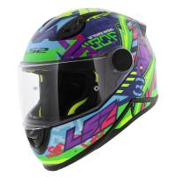 LS2 Мотошлем FF812 Kid Svent Blue Green в Тюмени