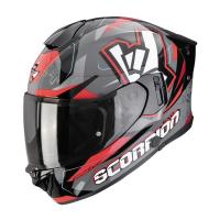 Scorpion Exo Мотошлем Exo-530 Air Rok Серый/Черный/Красный в Тюмени