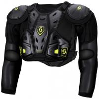 Scott Защита тела детская Jacket Protector Jr Command black/green в Тюмени