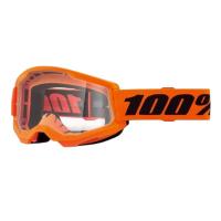 100% Очки Strata 2 V26 Goggle Neon Orange / Clear в Тюмени