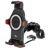 Extreme Style Мото держатель с беспроводной зарядкой anti-vibration R17W в Тюмени