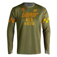 Leatt Джерси Moto 4.5 Enduro X-Flow V27 Speed Khaki Brown в Тюмени