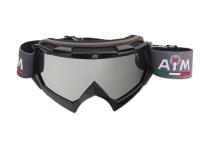 AiM Очки кроссовые (PRO) 157-100 Black Glossy в Тюмени