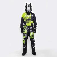 Grom Штаны кроссовые MX Religion lime в Тюмени