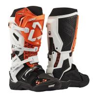 Leatt Мотоботы кроссовые 5.5 FlexLock Evo V27 White/Orange в Тюмени