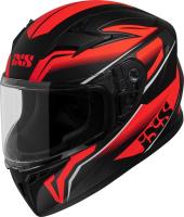 IXS Шлем 136 2.0 Kids Star 2 Черно-красно матовый в Тюмени