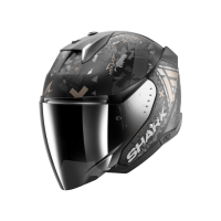 Shark Шлем Skwal I3 Jet Hellcat Mat Black/Chrome/Anthracite в Тюмени