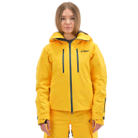 Dragonfly Куртка утепленная Gravity Premium Woman Yellow-Dark Ocean в Тюмени