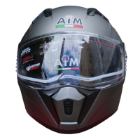 AIM Шлем интеграл JK320 Grey Metal в Тюмени