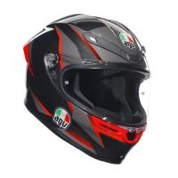AGV Шлем K6 S 2206 Slashcut Black/Grey/Red в Тюмени