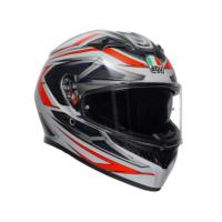 AGV Шлем K3 22.06 Space Matt White/Red Fluo в Тюмени