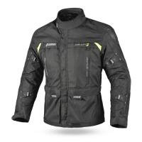 Dimox Мотокуртка текстиль Explorer Mens Touring Black/Yellow в Тюмени