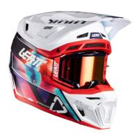 Leatt Шлем кроссовый 8.5 Royal Blue-Red V26 + очки Velocity 5.5 в Тюмени
