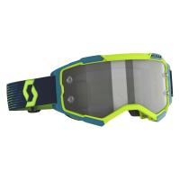 Scott Очки кроссовые Fury LS neon yellow/blue light sensitive grey works в Тюмени