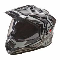 AIM Шлем кросс/эндуро JK802S Black/Grey/White в Тюмени