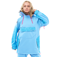 Dragonfly Куртка-анорак сноубордическая DF Uktus Woman Blue - Pink в Тюмени