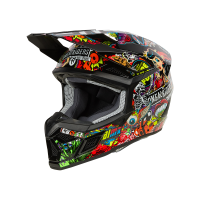 Oneal Шлем кроссовый детский 3Series Youth Crank V.24 красный/ зеленый в Тюмени