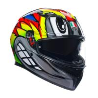 AGV Шлем K3 Birdy 2.0 Grey/Yellow/Red в Тюмени
