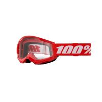 100% Очки подростковые Strata 2 Junior Red / Clear в Тюмени