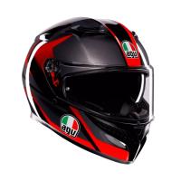 AGV Шлем K3 Striga Black/Grey/Red в Тюмени