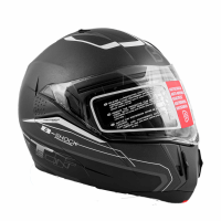 Beon Шлем модуляр B-700 Matt Grey/Black White в Тюмени