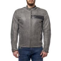 Moteq Куртка кожаная Defender grey в Тюмени