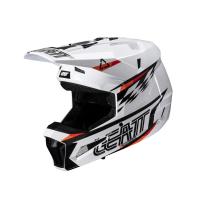 Leatt Шлем кроссовый детский Helmet Kit Moto 3.5 Jr V25 White в Тюмени