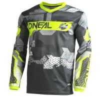 Oneal Джерси Element Camo V.22, детская, унисекс Серый/Желтый в Тюмени
