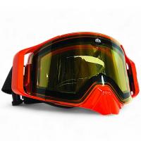 AiM Очки снегоходные с магнитной линзой и подогревом (PRO) 31-103 Accu Heated Orange Glossy в Тюмени
