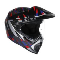 AGV Шлем AX9 E2206 V26 Steppa Carbon/Red/Blue в Тюмени