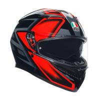 AGV Шлем K3 Compound Black/Red в Тюмени
