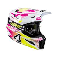 Leatt Шлем кроссовый 3.5 V26 Storm Pink + очки Vizion 3.5 в Тюмени