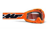 100% Маска кросс FMF Powerbomb Rocket Orange - прозрачная линза в Тюмени