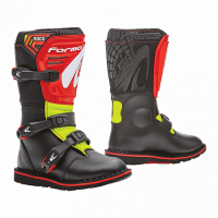 Forma Ботинки кроссовые детские Rock Black/Red/Yellowfluo в Тюмени