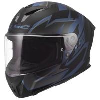 LS2 Мотошлем FF820 Rapid III Xtrem Black Blu Petrol в Тюмени