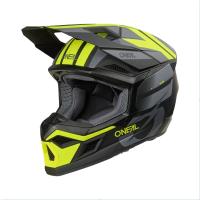 Oneal Кроссовый шлем 3Series Ride V.25 черный/желтый в Тюмени