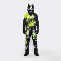 Grom Штаны кроссовые подростковые MX Religion lime в Тюмени