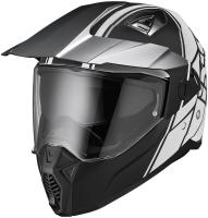 IXS Шлем IXS 208 2.0 Черно-Белый Матовый в Тюмени