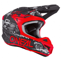 ONEAL Кроссовый шлем 5Series HR Черный/Красный в Тюмени